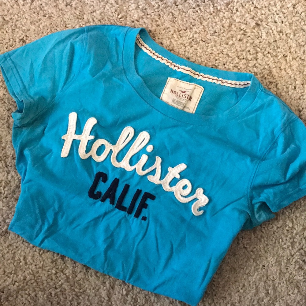 Blue Hollister Tee